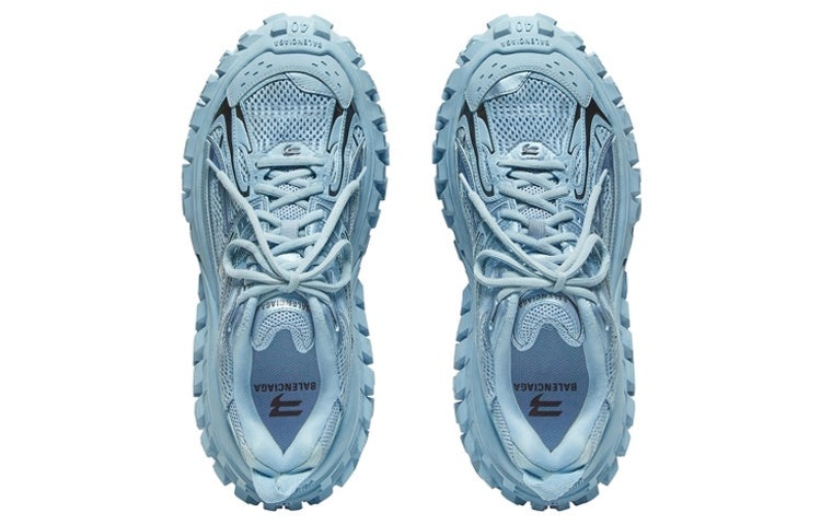 Balenciaga Bouncer Screw Sneakers 'Blue Mesh and Nylon' 685613W2RAA4000 - 4