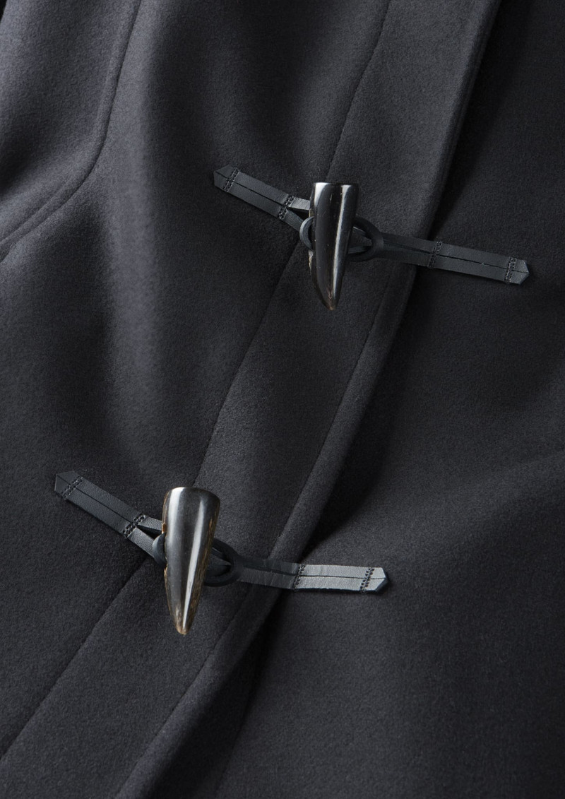Women's Swing Duffle Coat Black 3