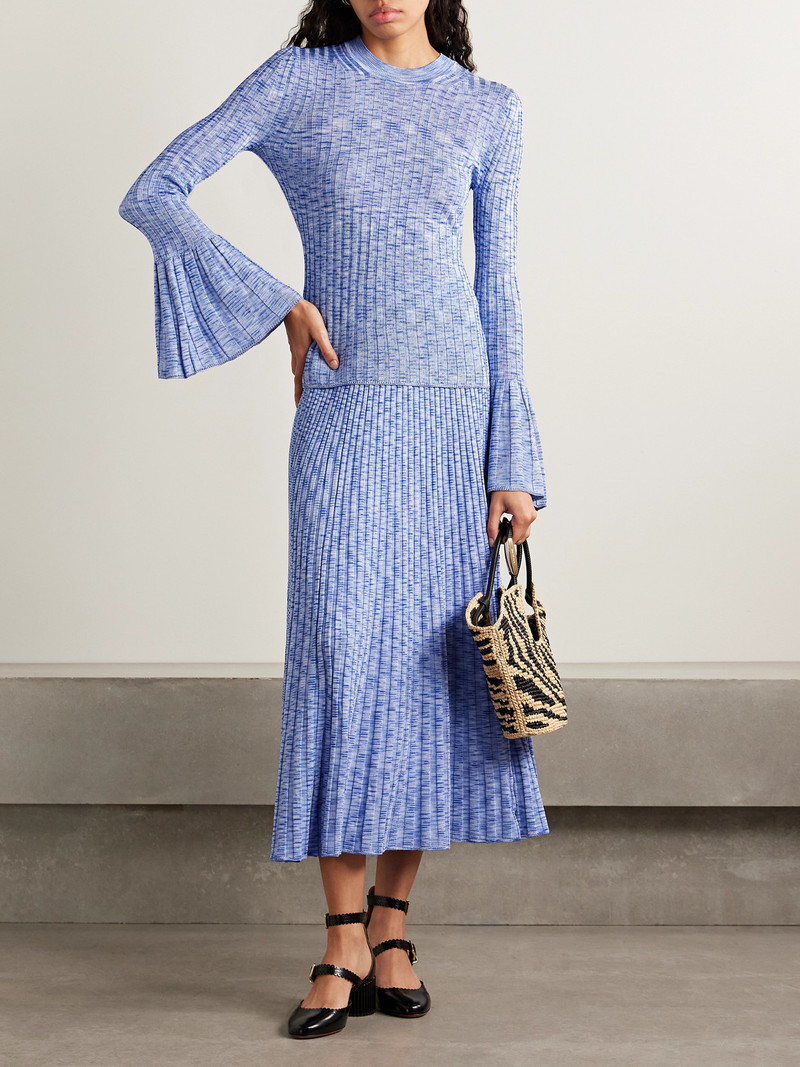 Zimmermann Mouline Ribbed-knit Sweater outlook