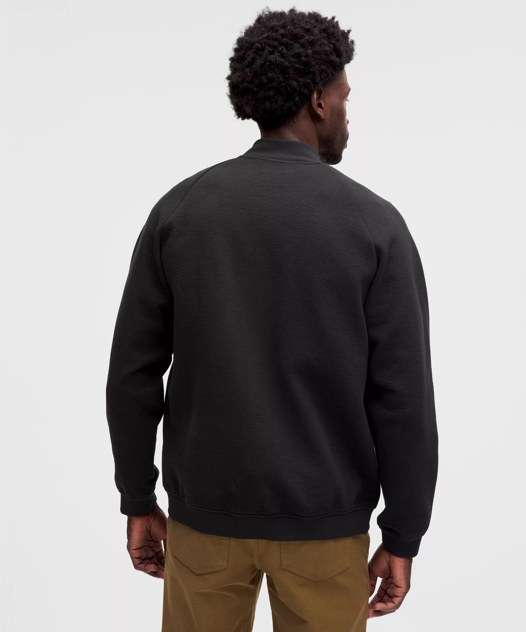 Textured Spacer Bomber Jacket - 3