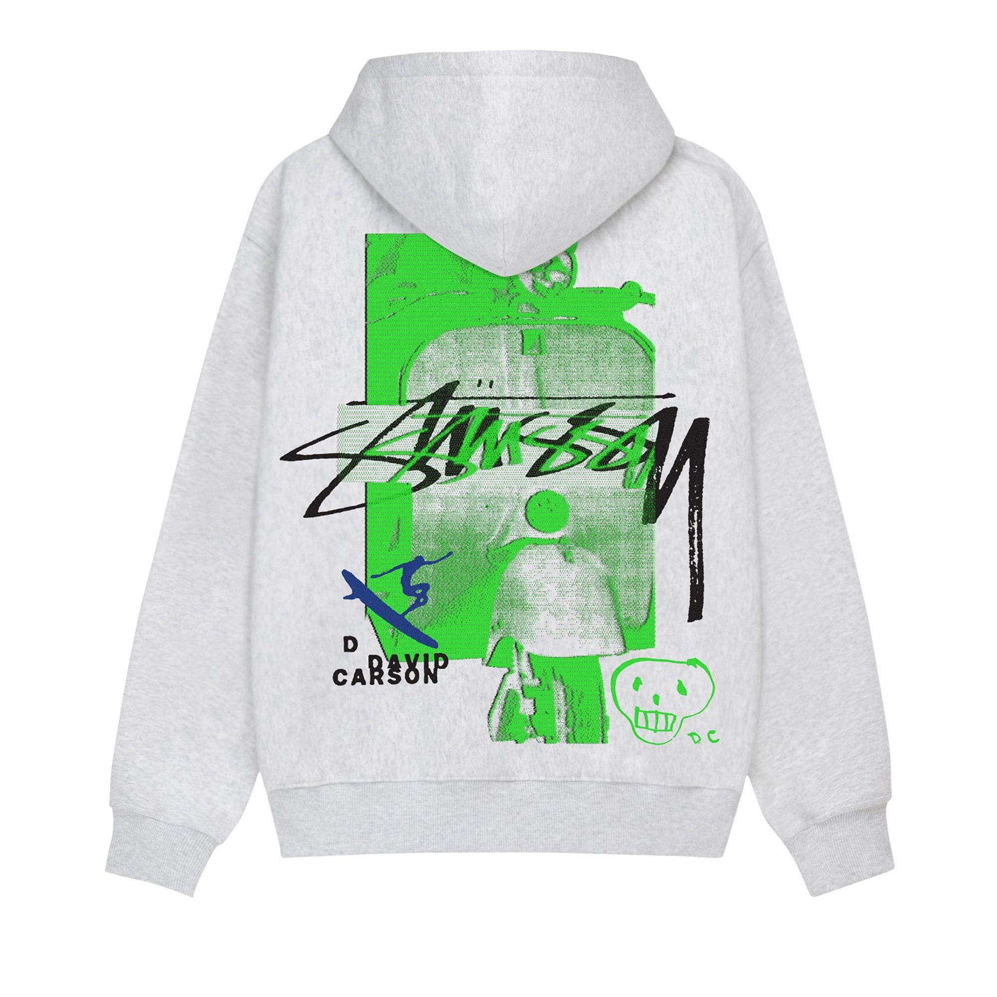 Stussy David Carson Vespa Hoodie 'Ash Heather' - 2