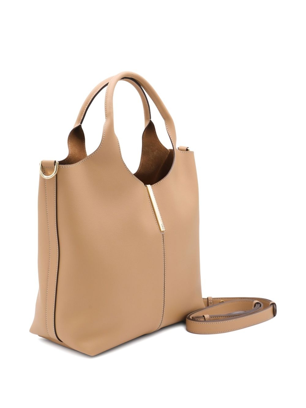 small top-handle gold-bar tote bag - 3