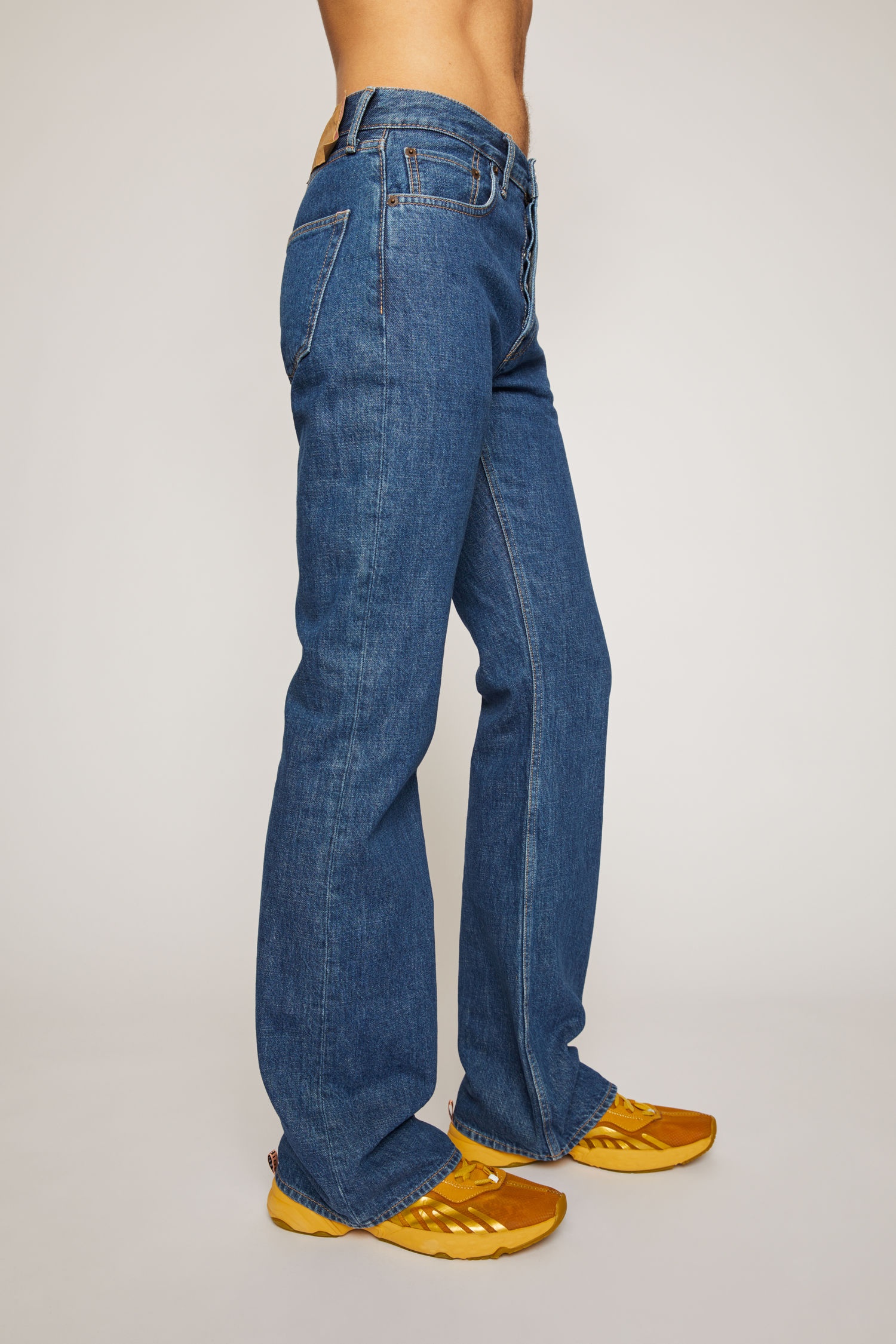 Relaxed bootcut jeans dark blue - 3