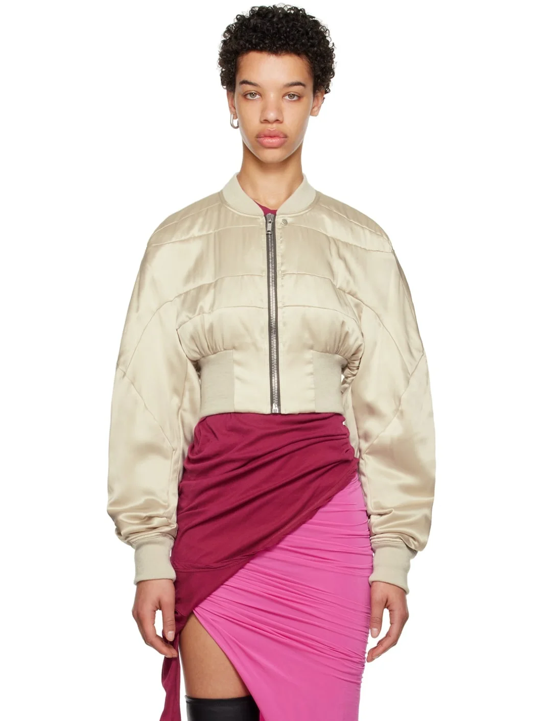 Off-White Girded Bomber Jacket - 1