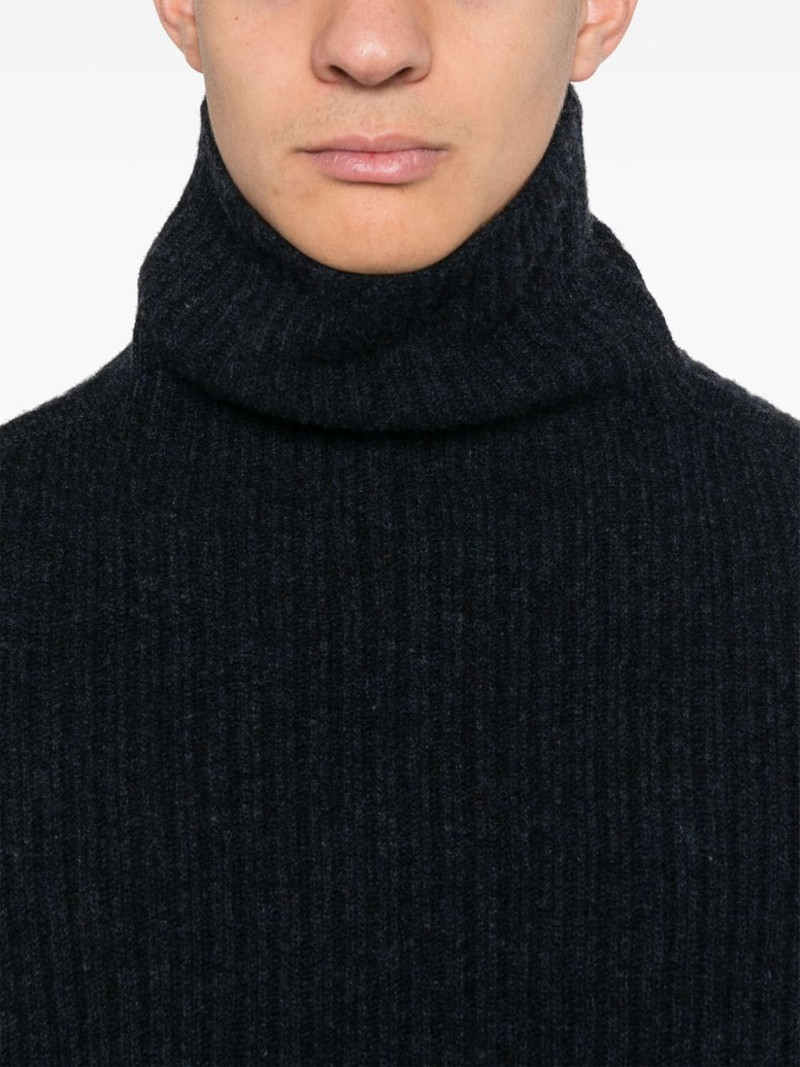 felted high neck sweater 5