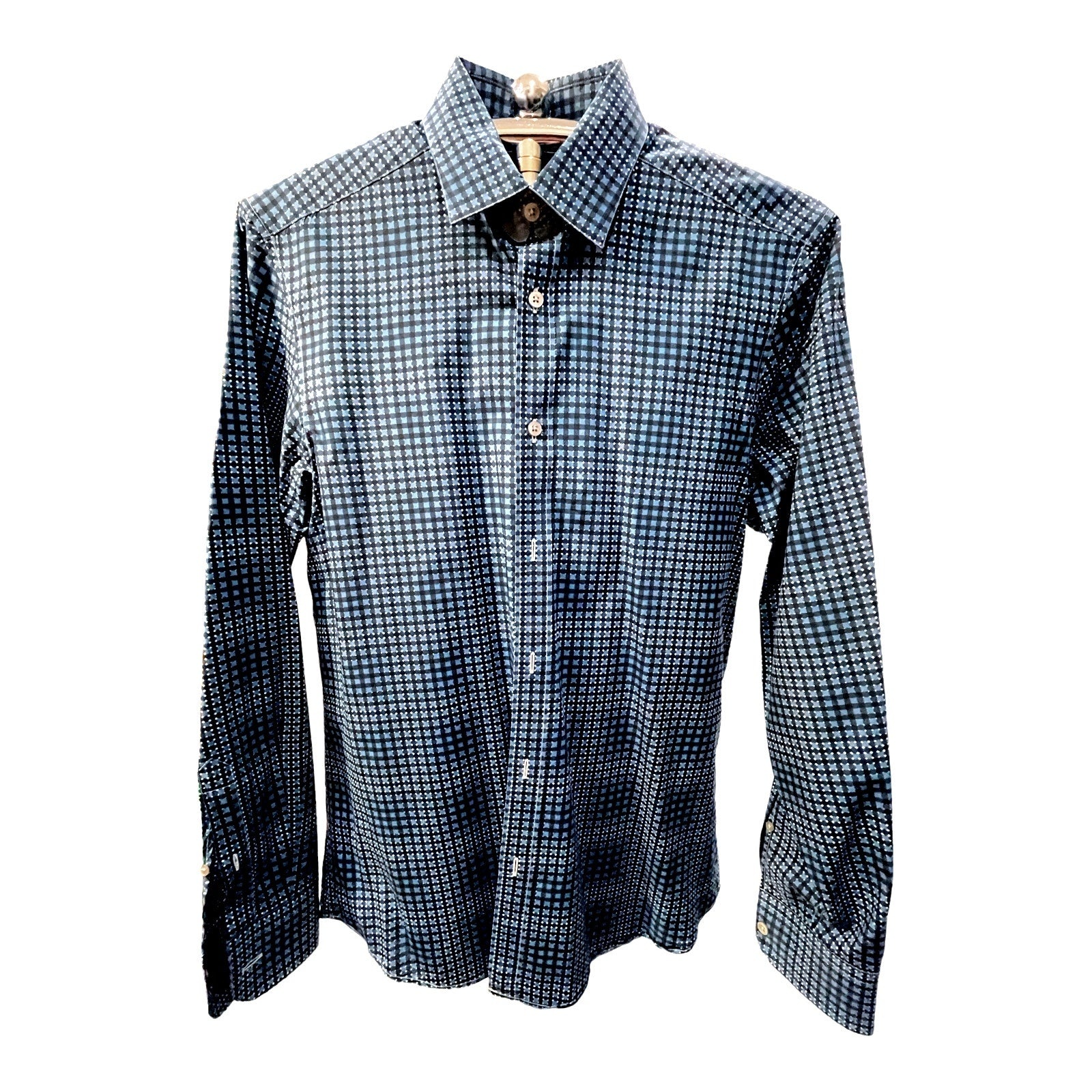 Z Zegna Button Down Shirt - Blue - 2