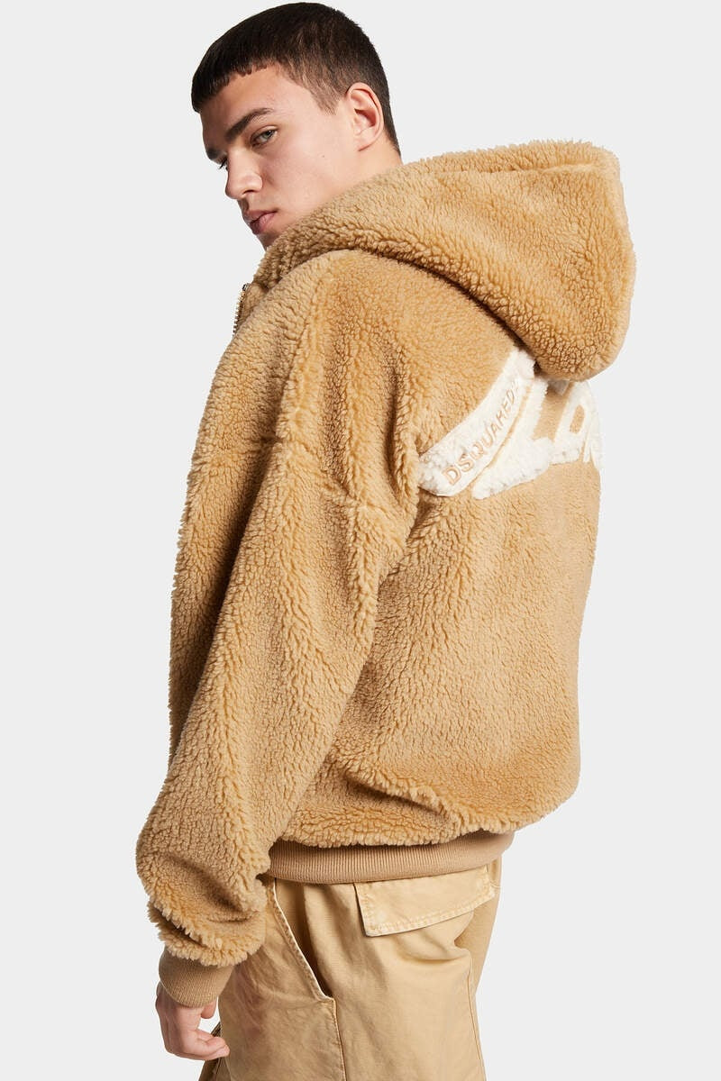 ICON NEW GENERATION RELAX FIT TEDDY ZIP SWEATSHIRT 5