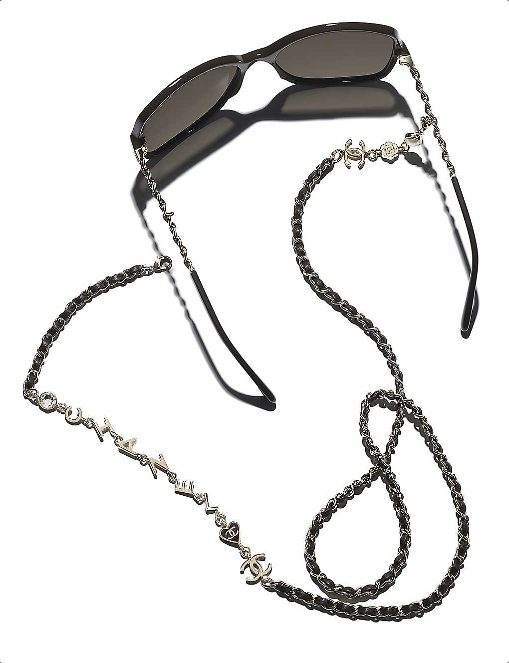 CH5210Q oversized chainmail acetate square sunglasses - 6
