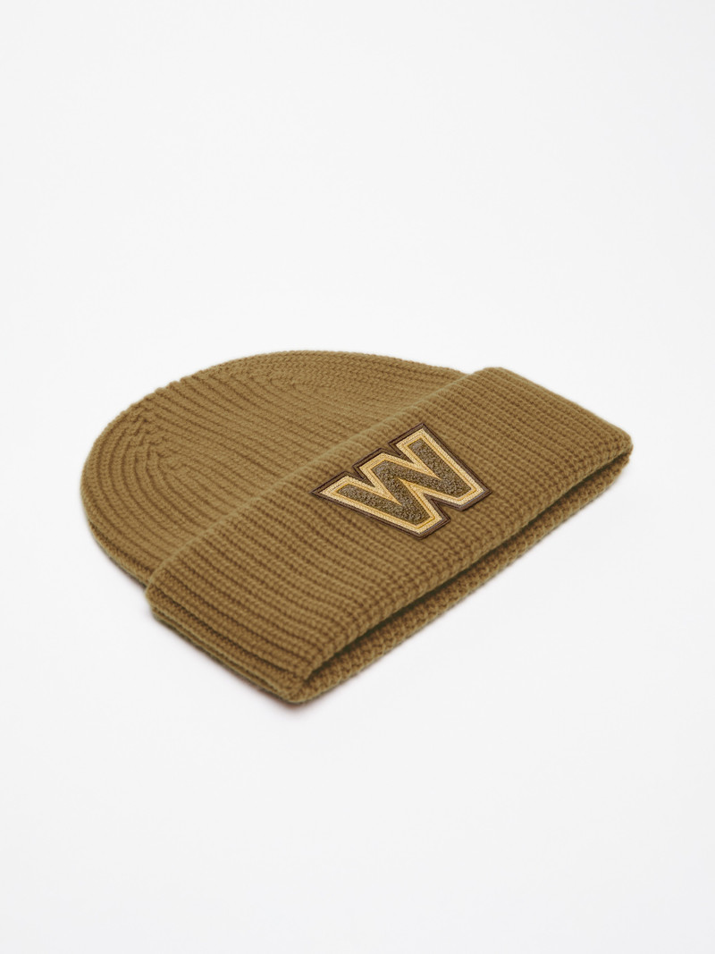 WEEKEND Max Mara ALBEN Wool logo beanie hat outlook