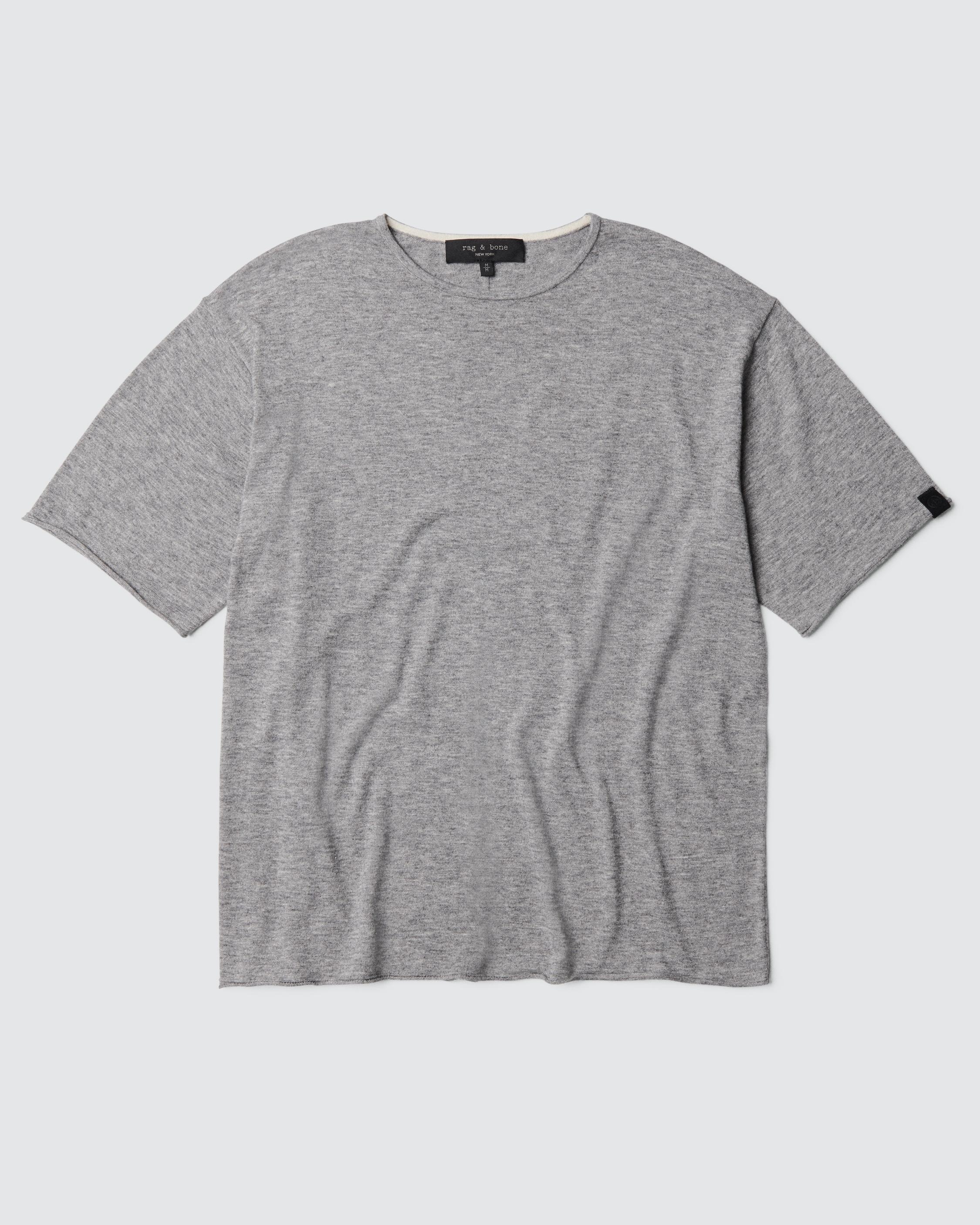 Reid Knit Merino Tee
Wool Blend T-Shirt - 1