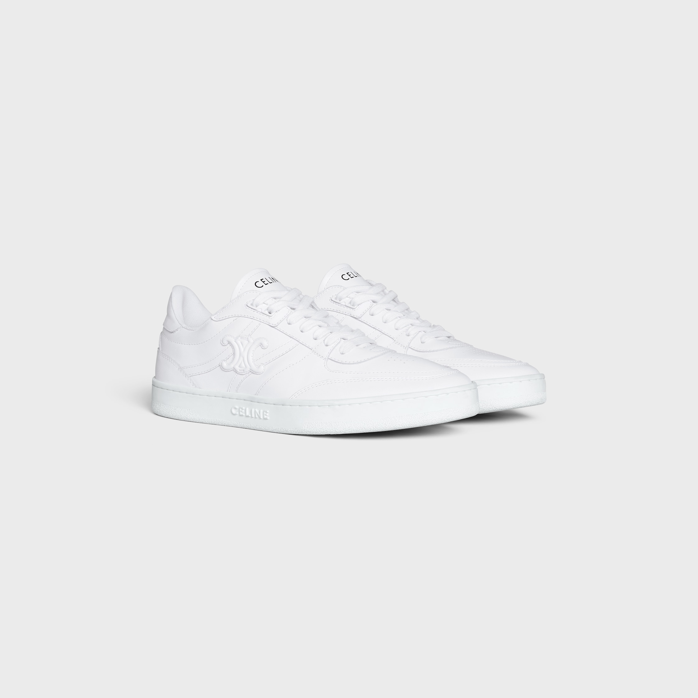 CT-11 CELINE TRAINER LOW LACE-UP SNEAKER IN CALFSKIN - 2