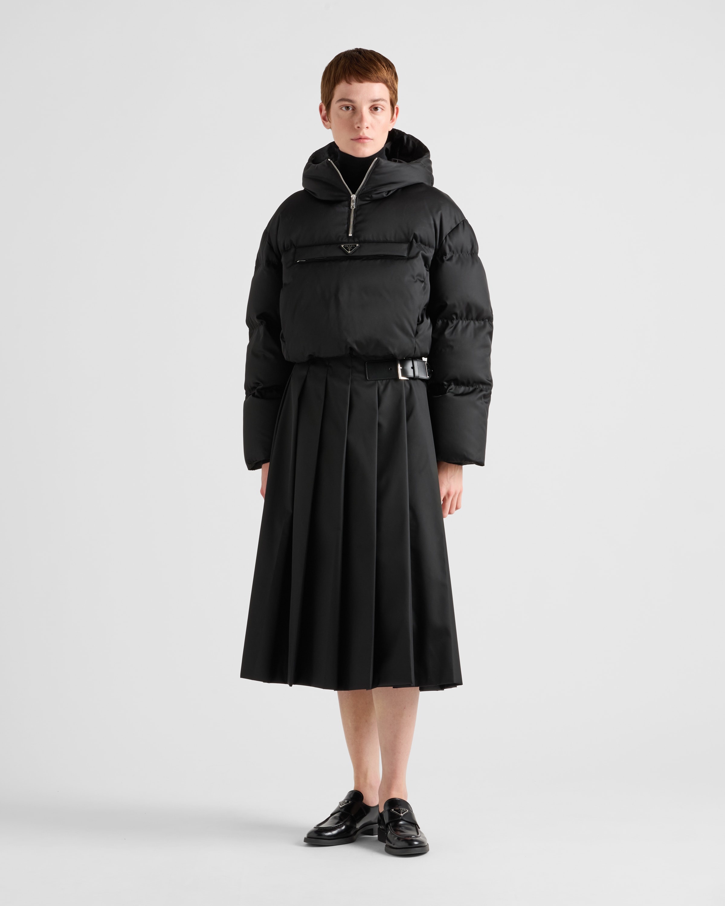 Re-Nylon cropped down jacket - 2