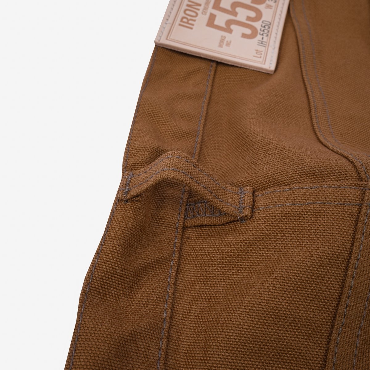 IH-555D 17oz Duck Super Slim Cut Jeans - Brown - 9