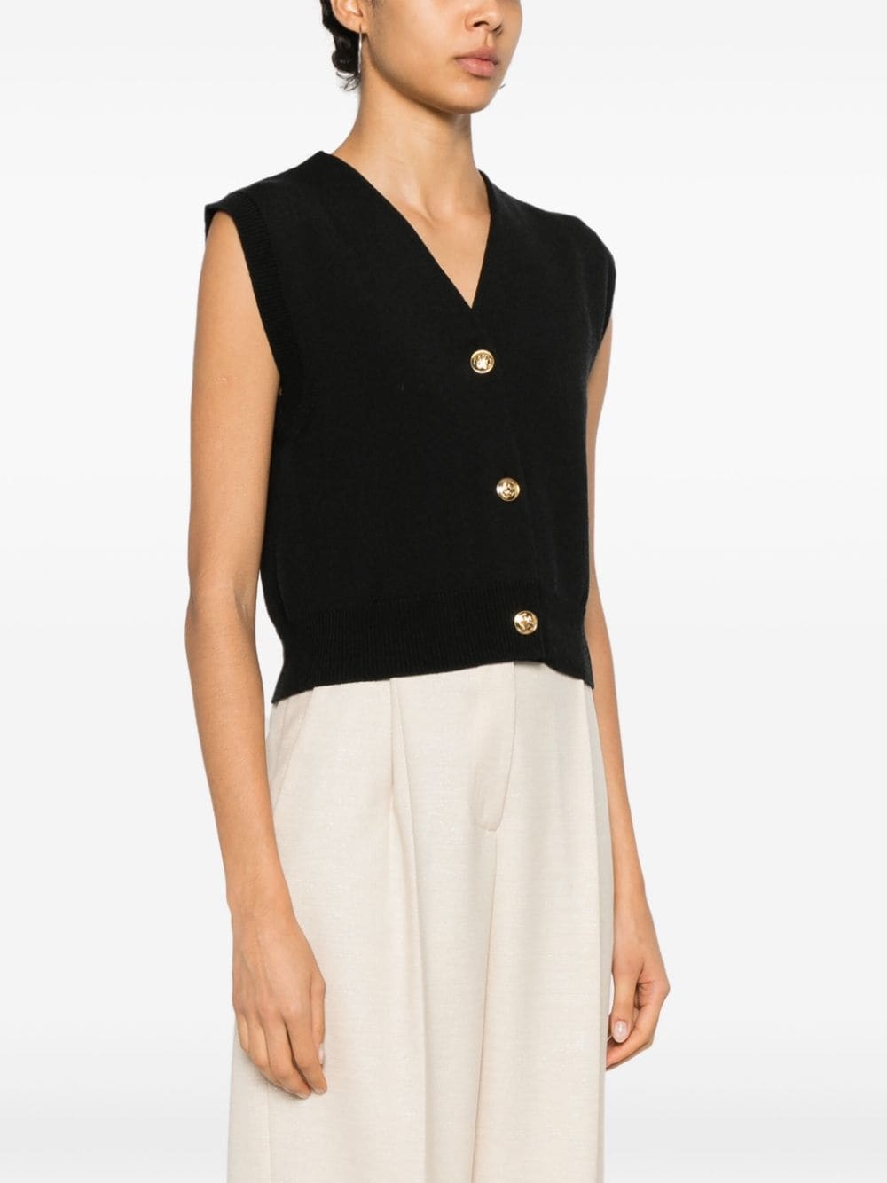 knitted vest - 3