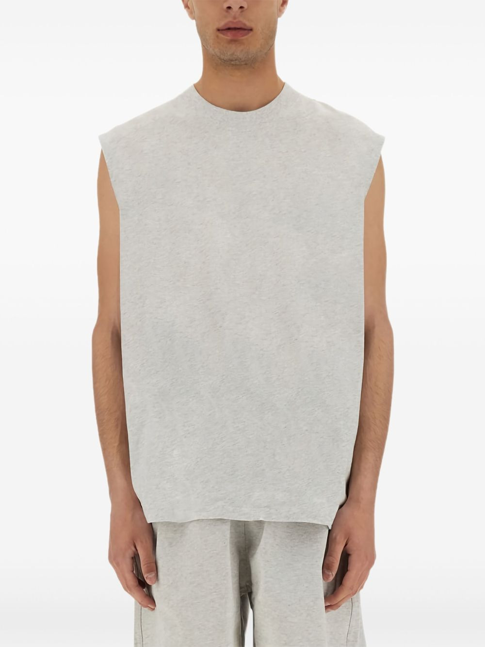 cotton sleeveless tank - 1