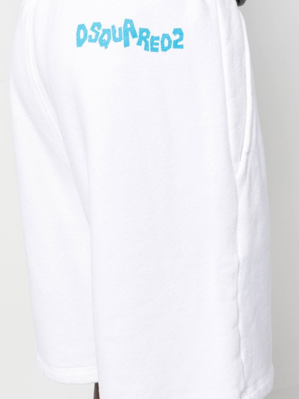 logo-print cotton shorts - 5