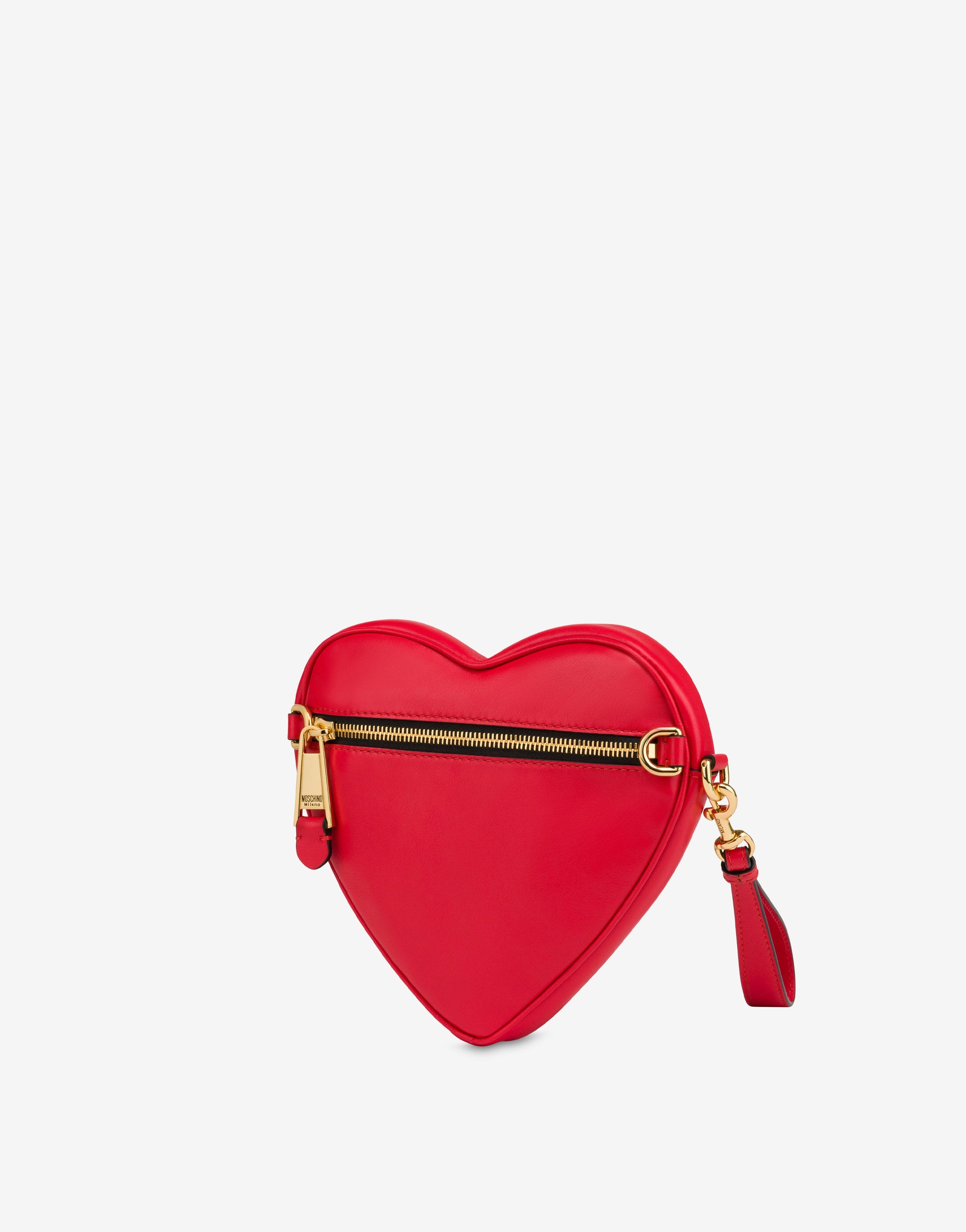 MOSCHINO BELT CALFSKIN HEART BAG - 2