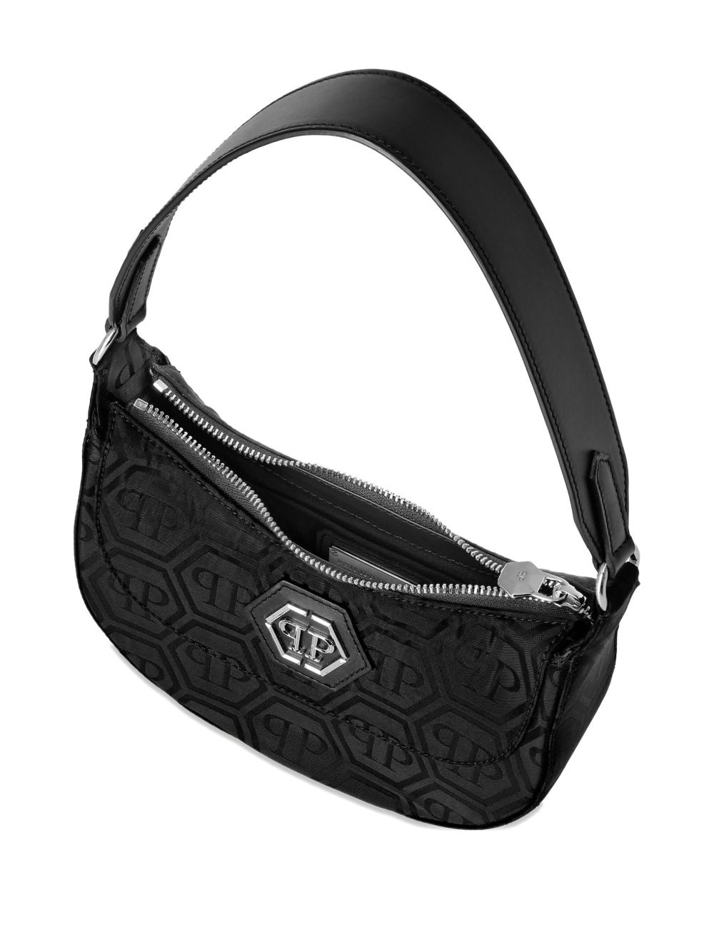 monogram-jacquard shoulder bag - 4