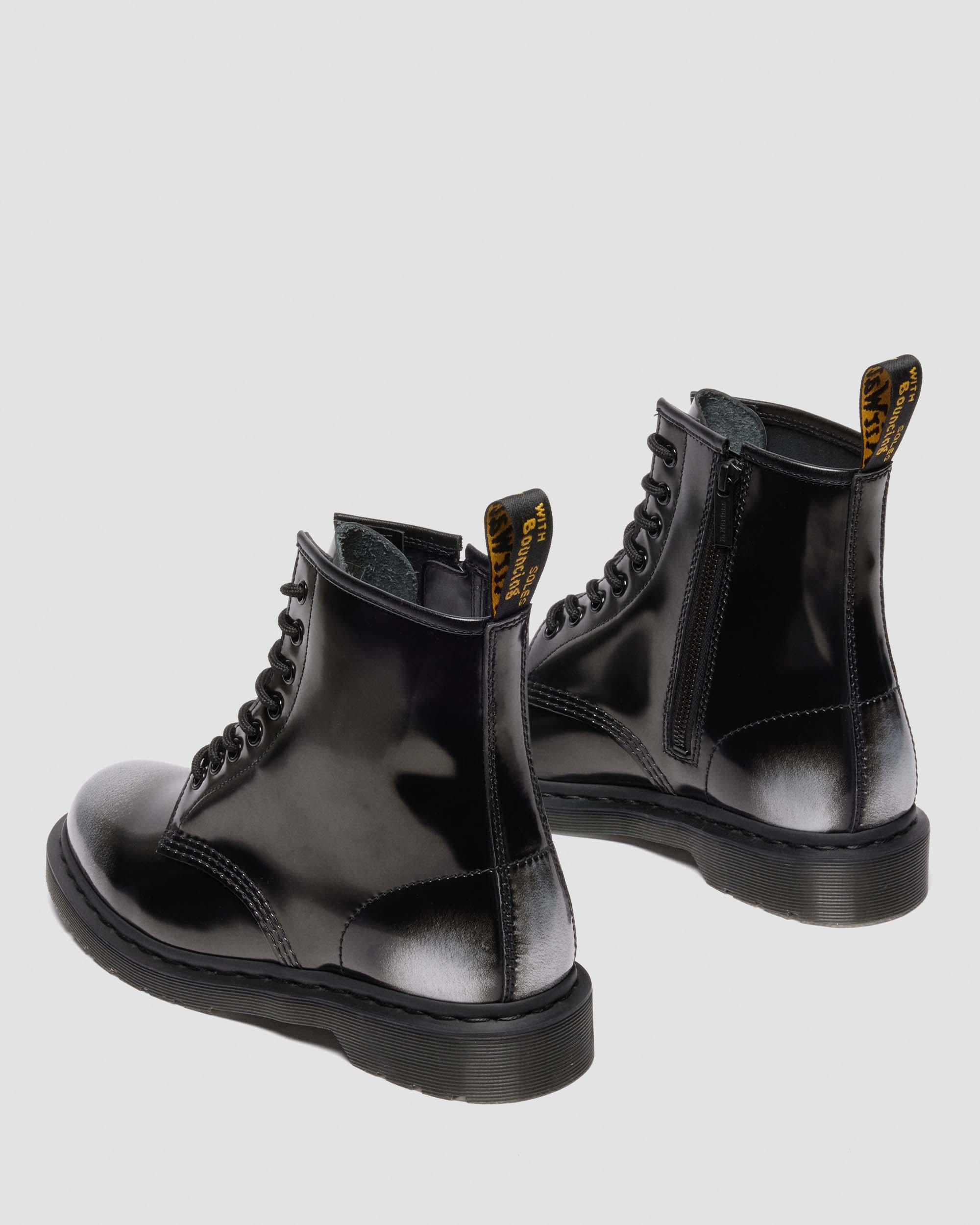 1460 ZIP ARCADIA RUB OFF LEATHER BOOTS - 5