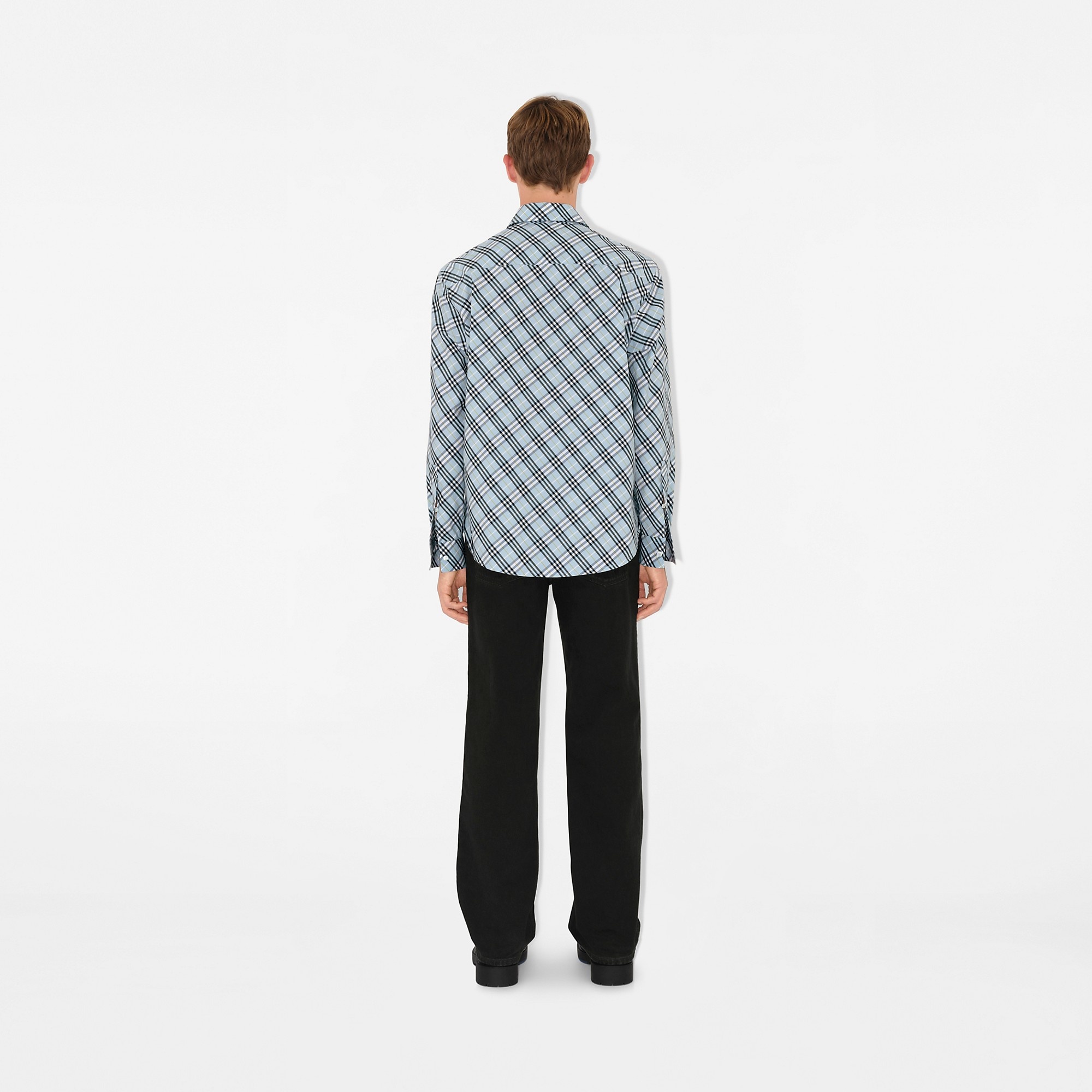 Relaxed Fit Check Cotton Shirt - 4