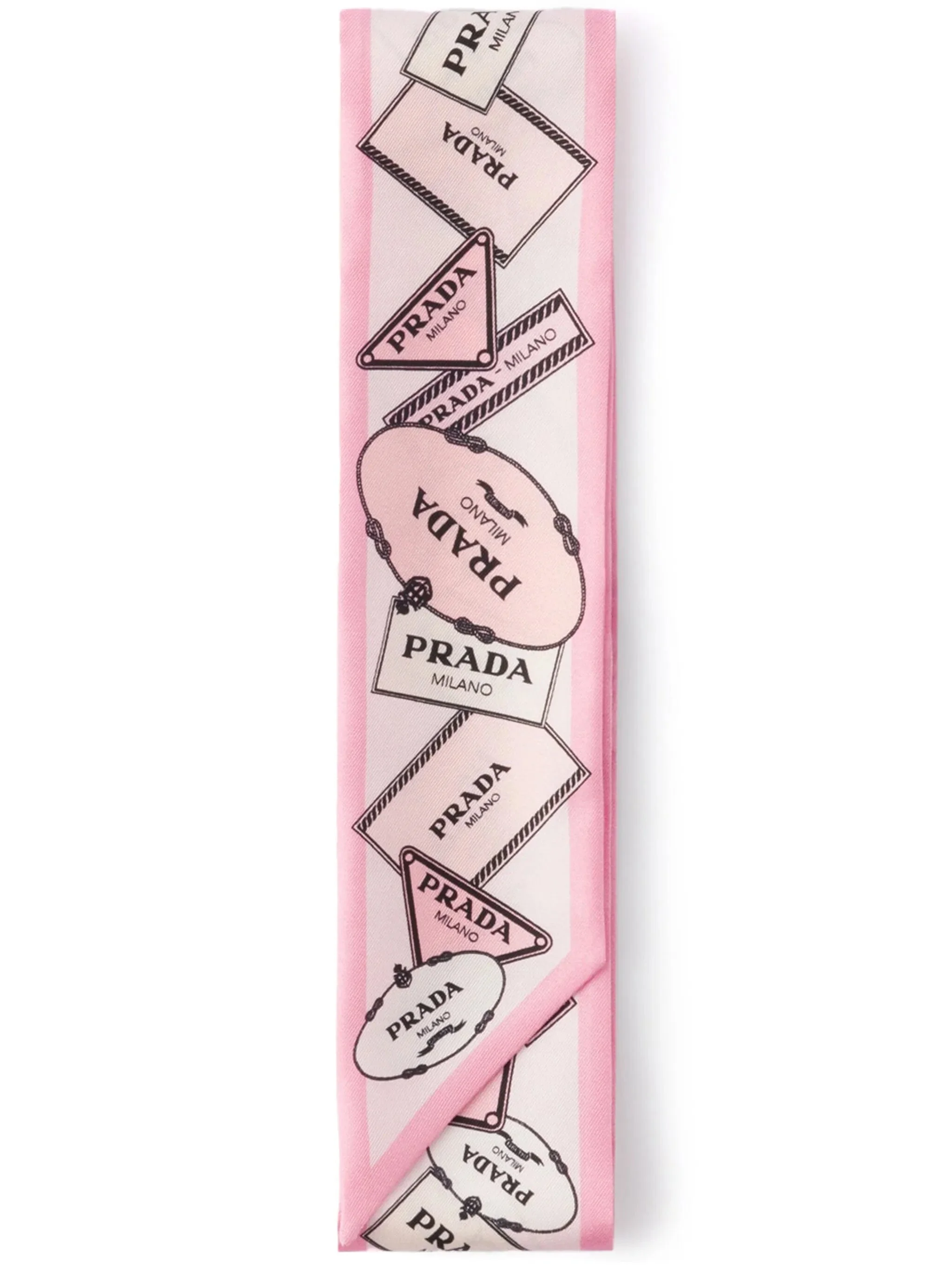 Prada Printed Twill Scarf - 1