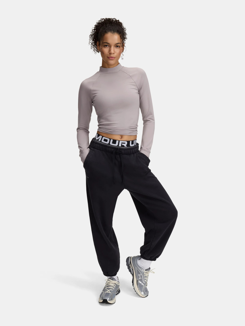Women's UA Icon Heavyweight Fleece Oversized Pants 3