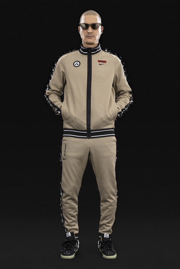 GGG-J1-247 Nike® Acronym® Track Jacket Knit KHAKI/BLACK ] with GGG-P1-247 - 8