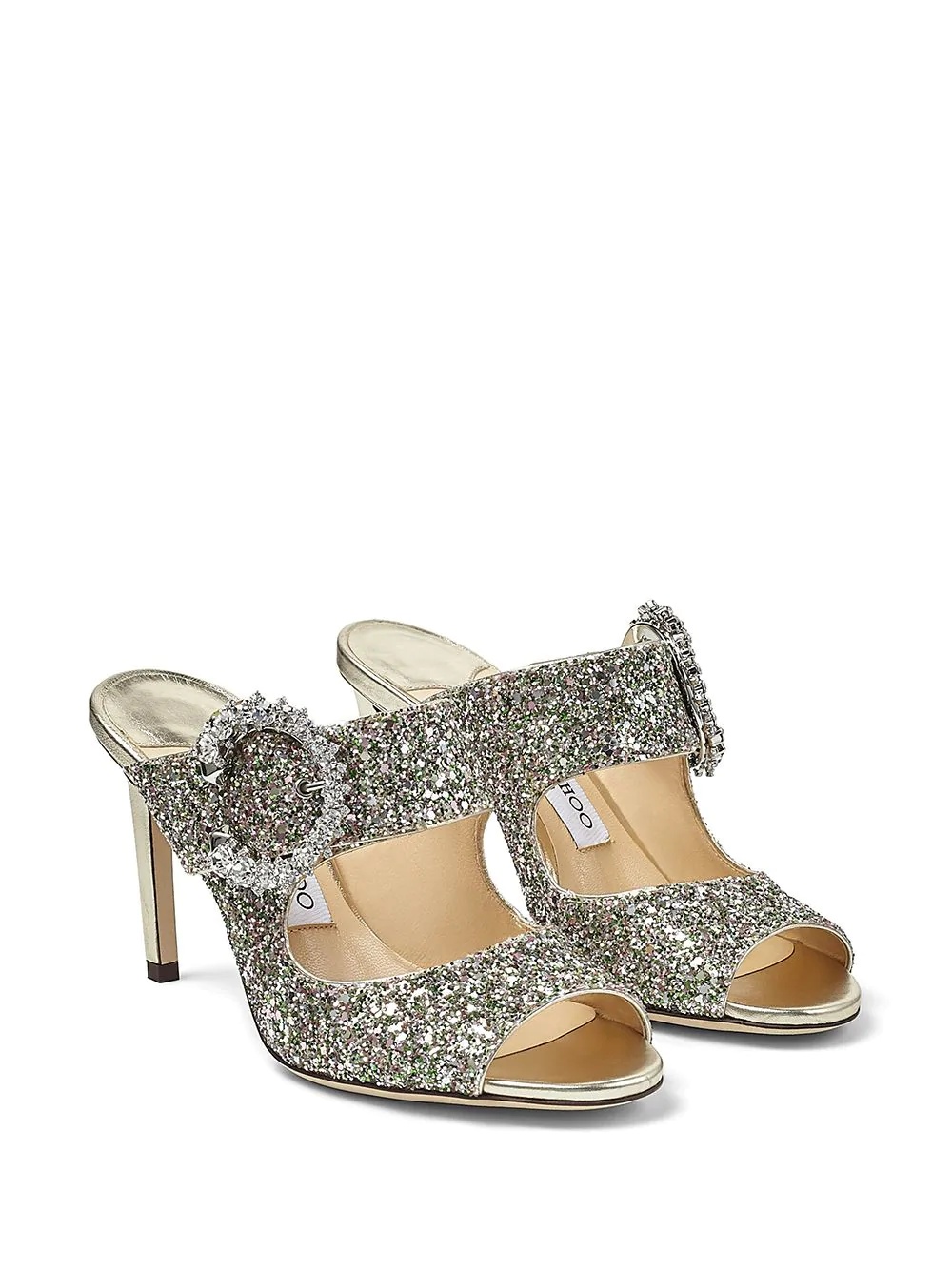 Saf glitter-embellished 85mm sandals - 2