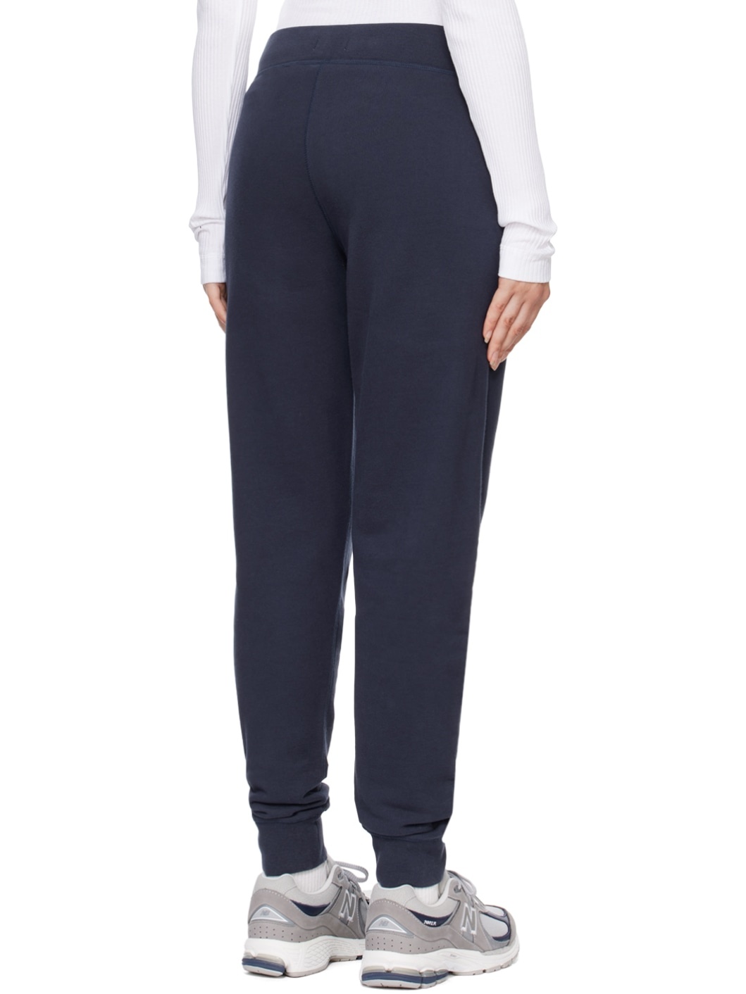 Navy Relaxed-Fit Lounge Pants - 3