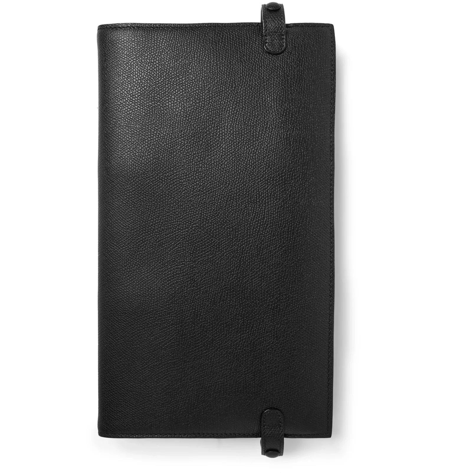 Pebble-Grain Leather Tech Case - 1