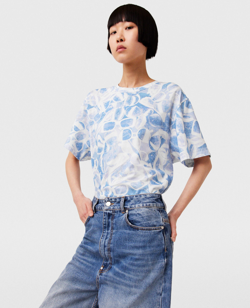 Stella McCartney Sunglasses Print Boxy T-Shirt outlook