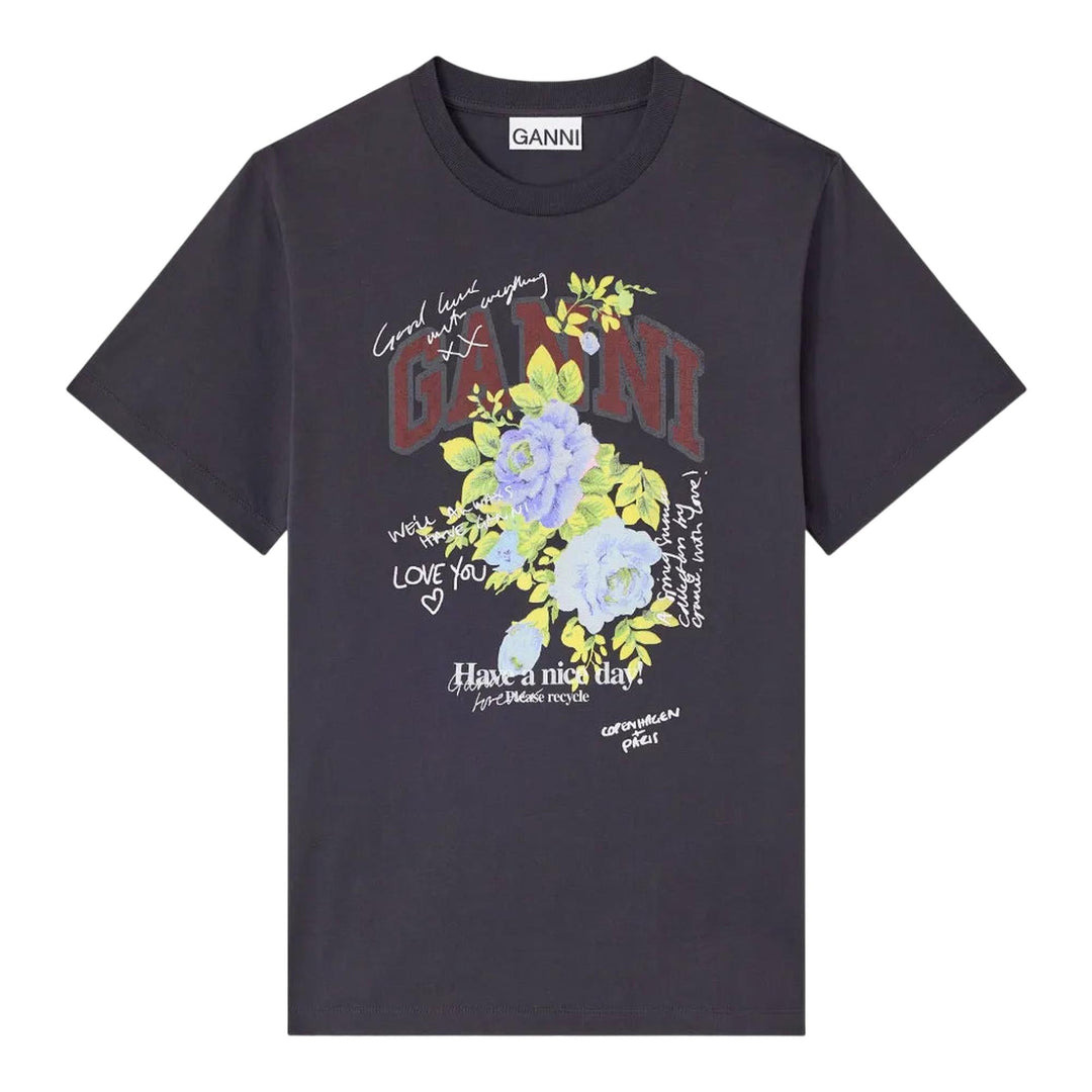 Basic Cotton Jersey Rose T-Shirt - 1
