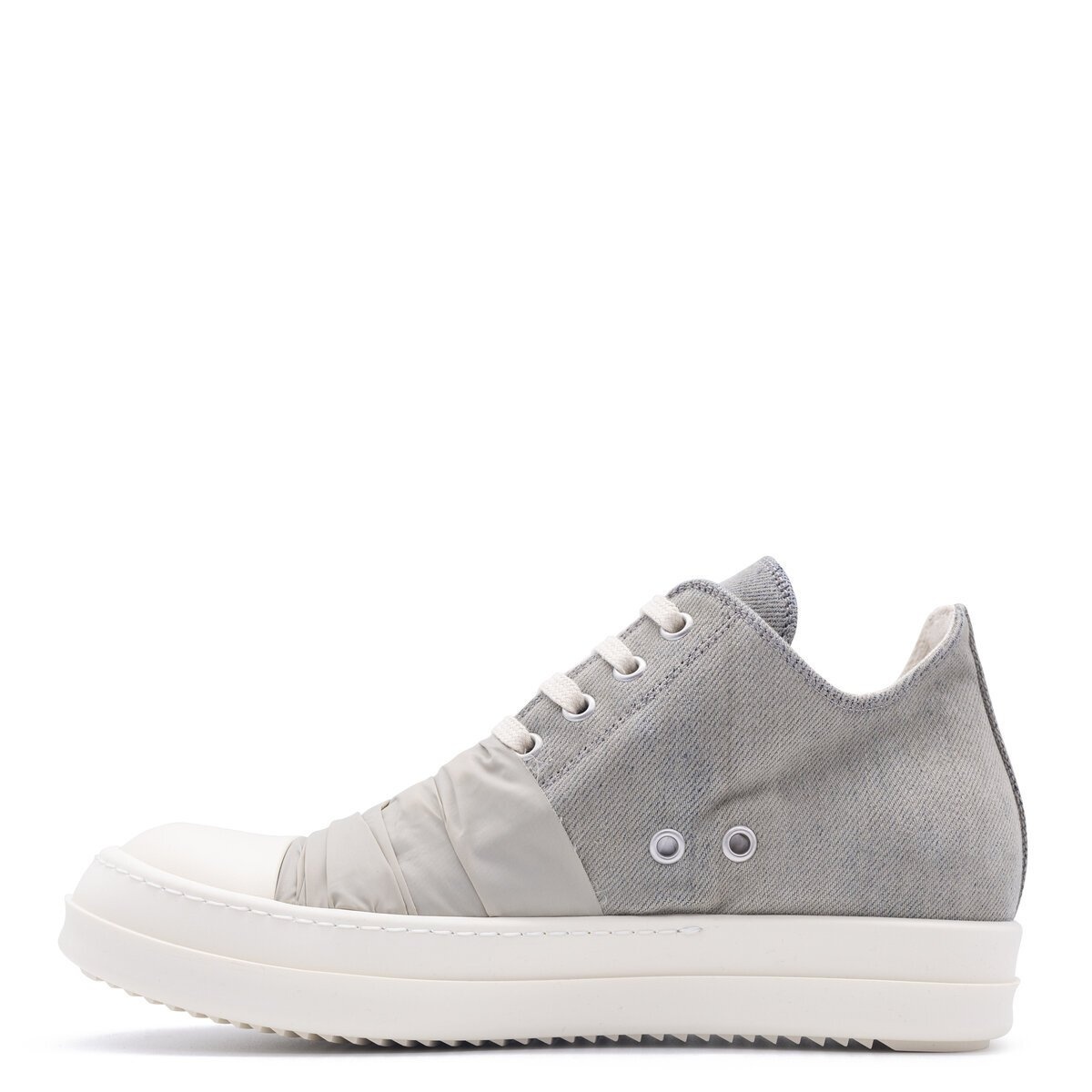 Washed Denim Low Sneakers in Mineral pearl - 2