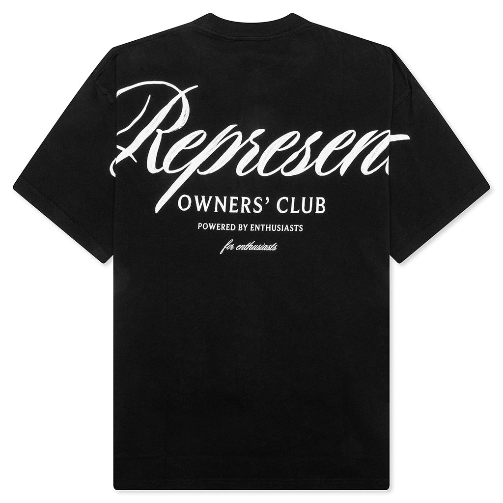 OWNERS CLUB SCRIPT T-SHIRT - BLACK - 2
