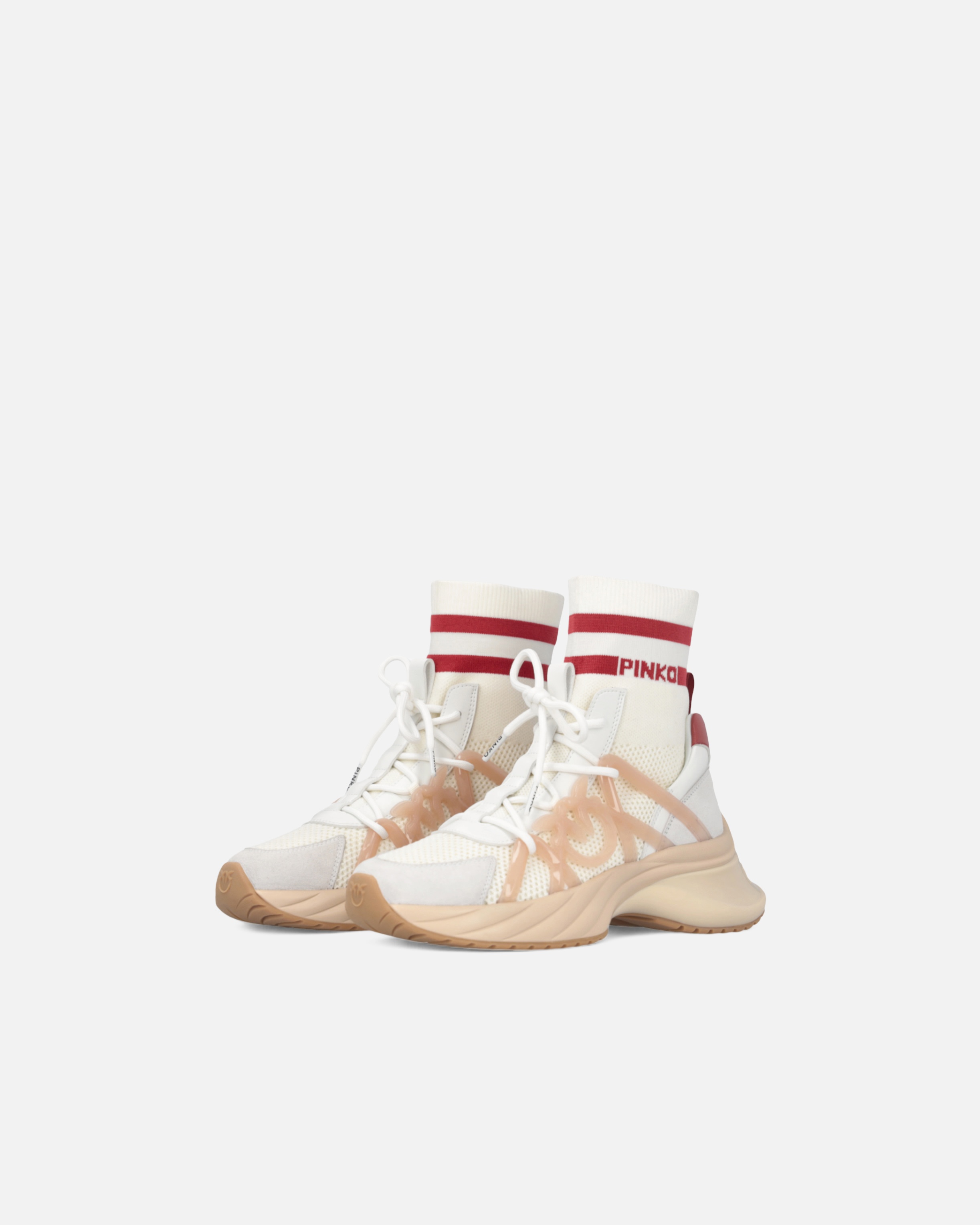 ARIEL SNEAKERS WITH KNIT SOCK DETAIL - 6