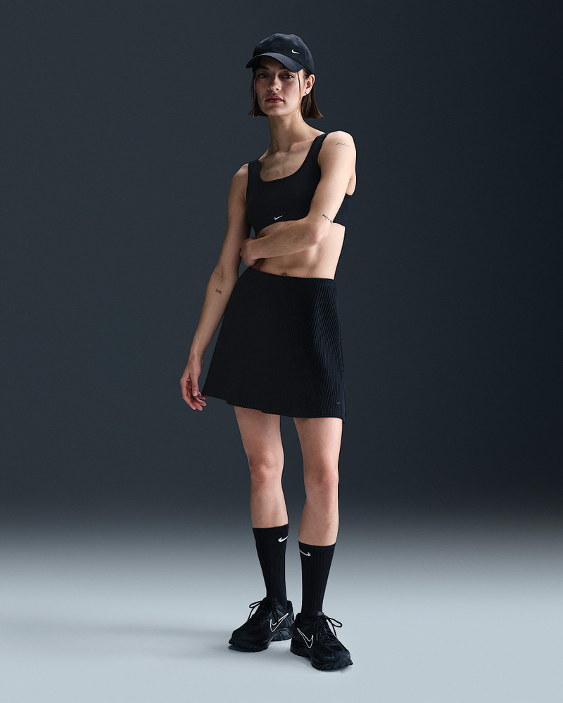 Nike Sportswear Chill Knit Women's Ribbed Mini Skirt 1