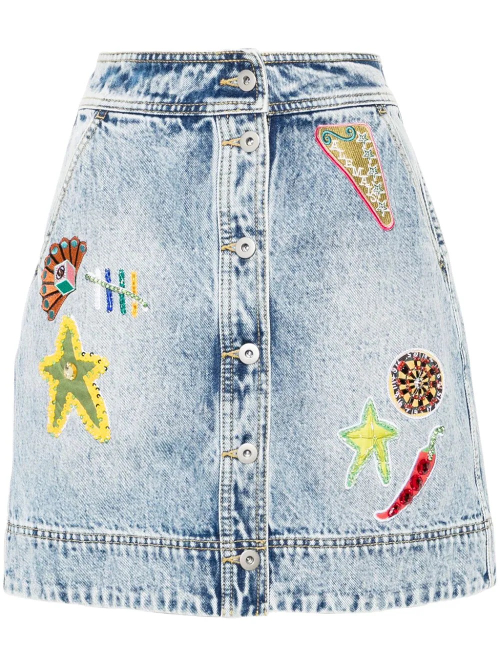 Jackpot Denim Skirt - 1