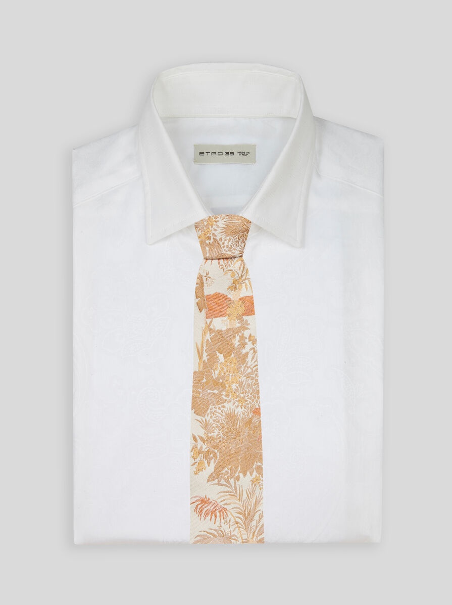 PATTERNED SILK TIE - 2