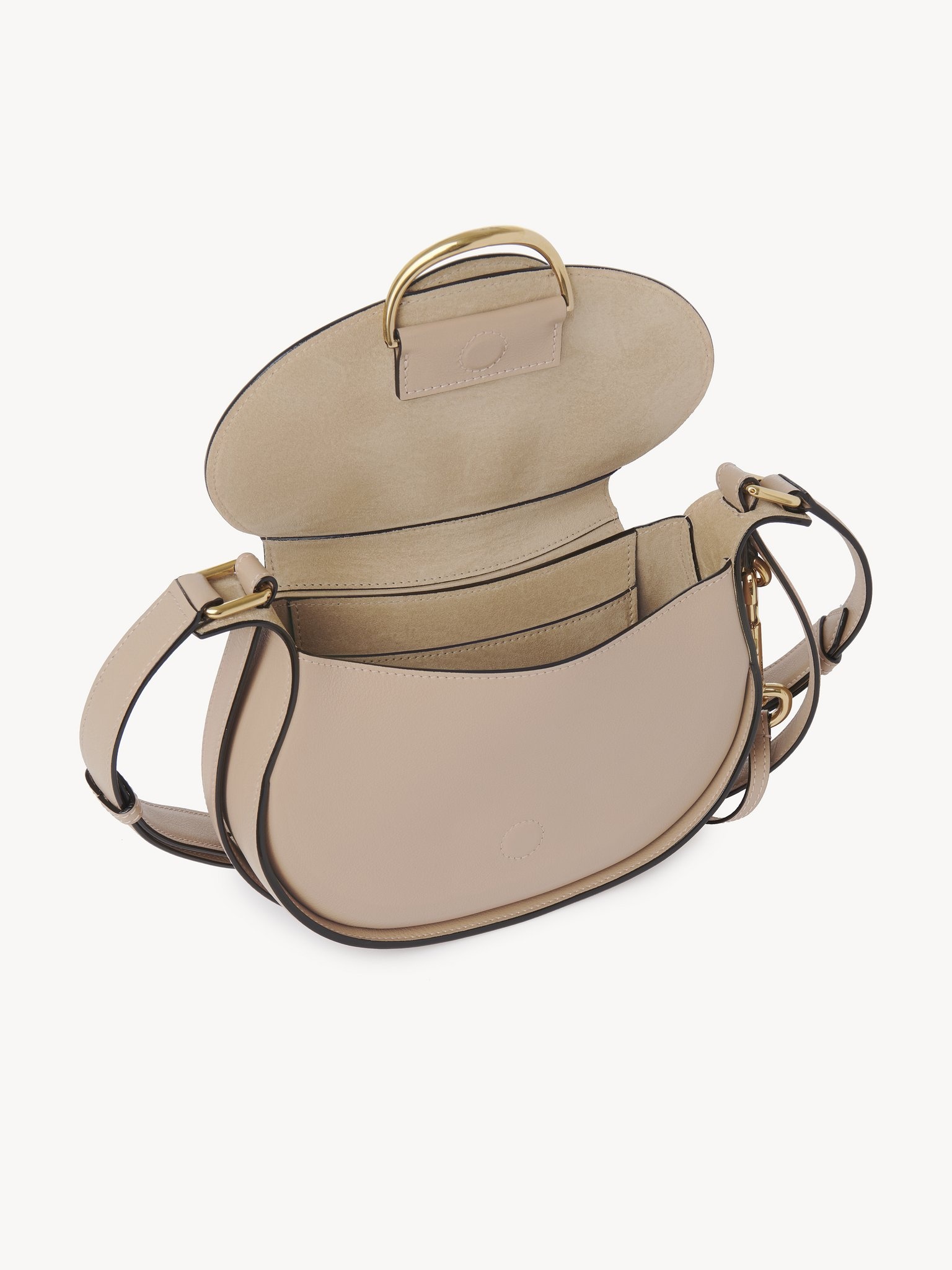 Chloé SMALL CHLOÉ RIDE CROSSBODY BAG IN SOFT LEATHER