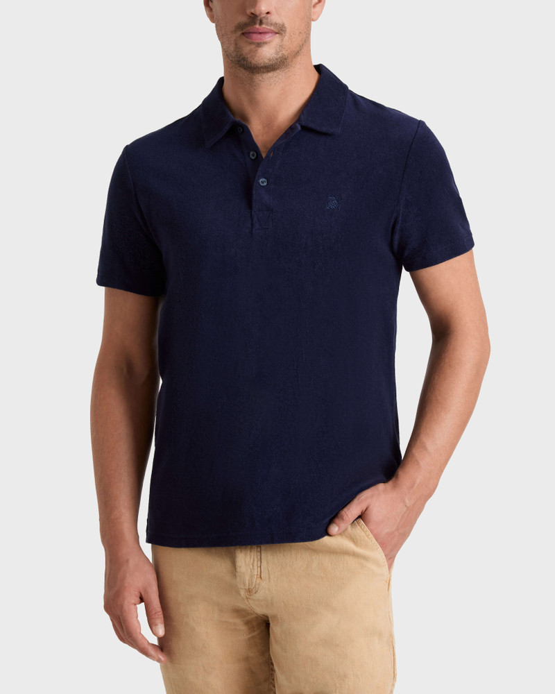 Vilebrequin Men Organic Cotton Terry Polo Solid outlook