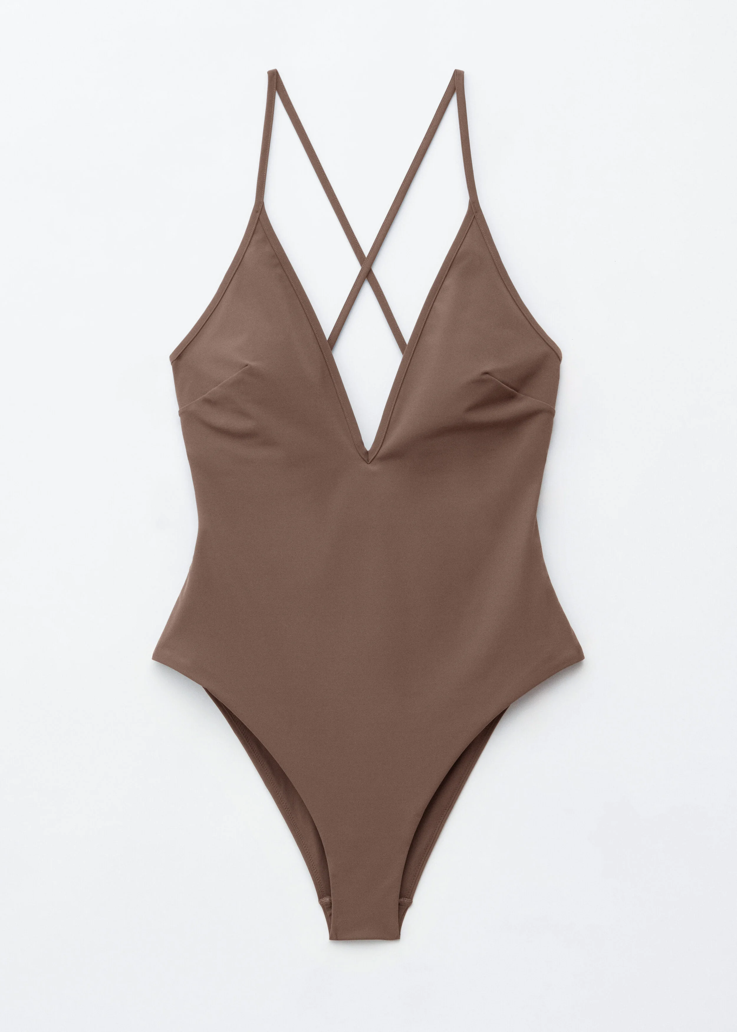 Cross-Back Swimsuit - 1