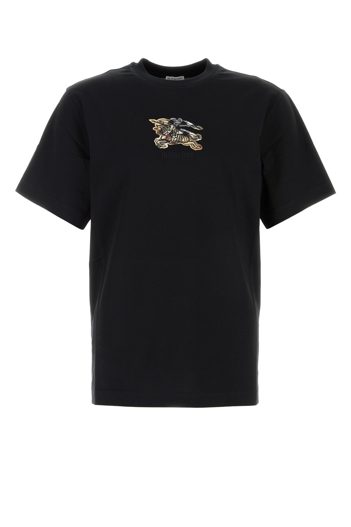 Black cotton t-shirt - 1
