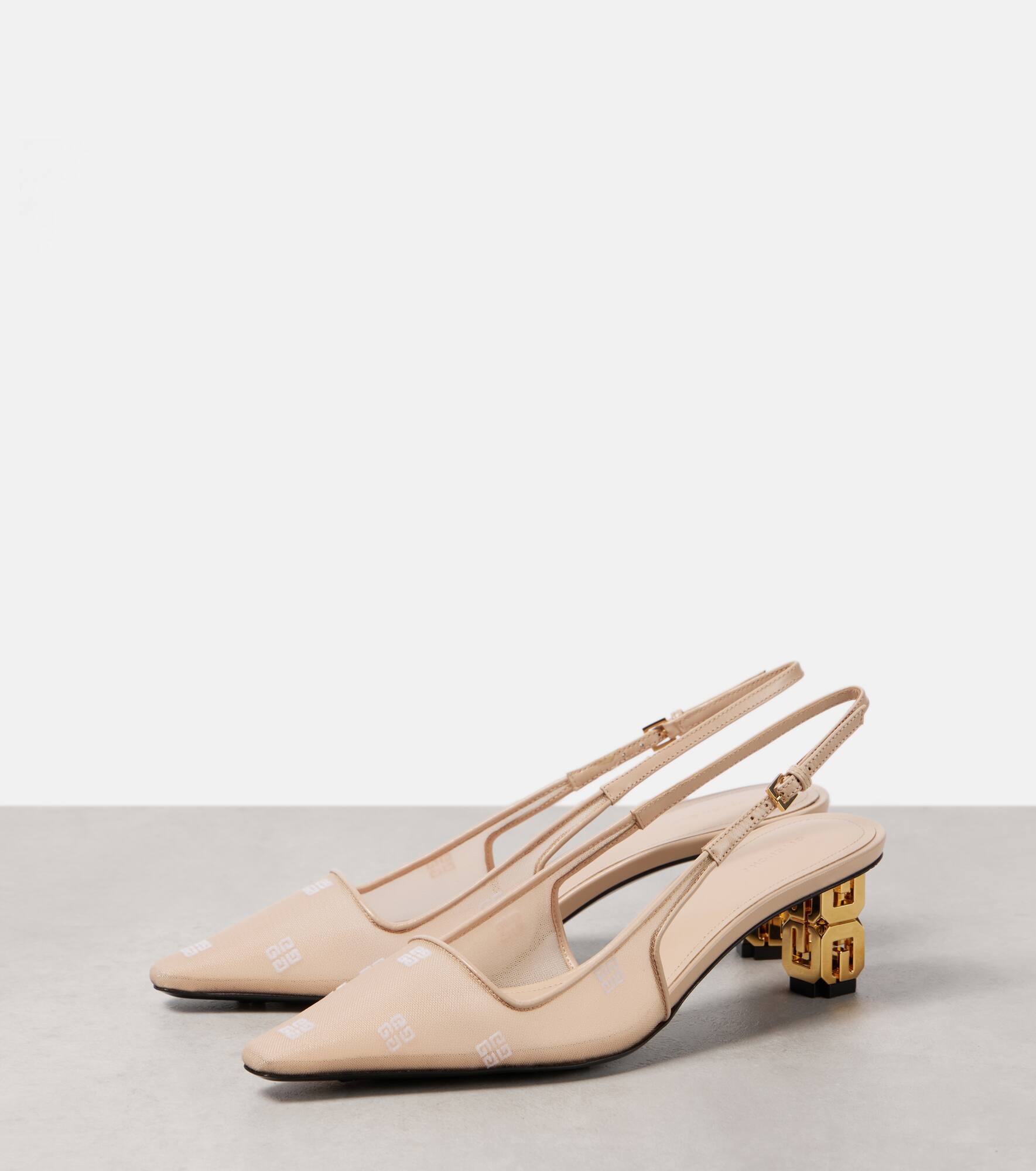 Givenchy G Cube 4G mesh slingback pumps mytheresa REVERSIBLE