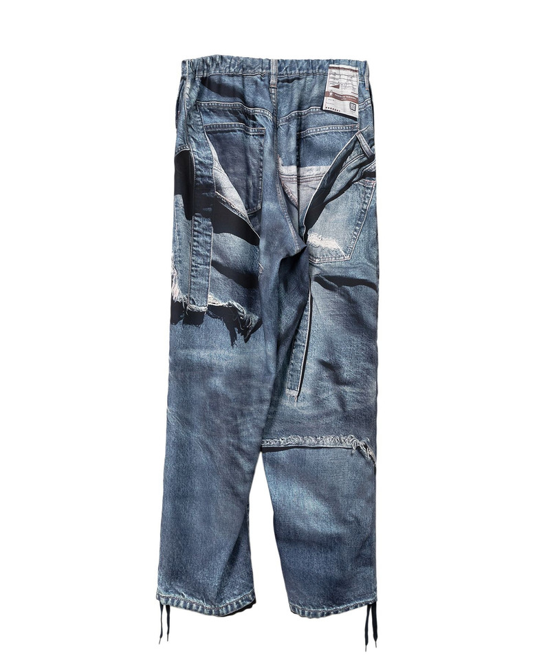 "T.A.T.A x MMY" Trompe-l'oeil Archive Printed Wide Pants 20