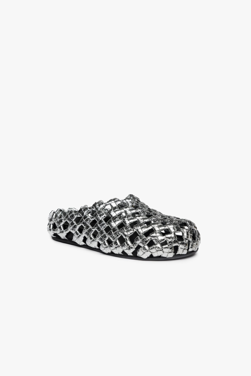 WEAVED CLOG SILVER GOLD - EXCLUSIVE 4