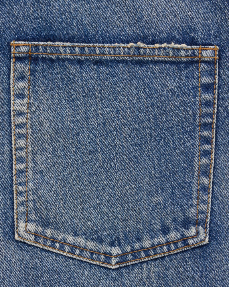 HIGH-RISE JEANS IN HERITAGE VINTAGE BLUE DENIM 3