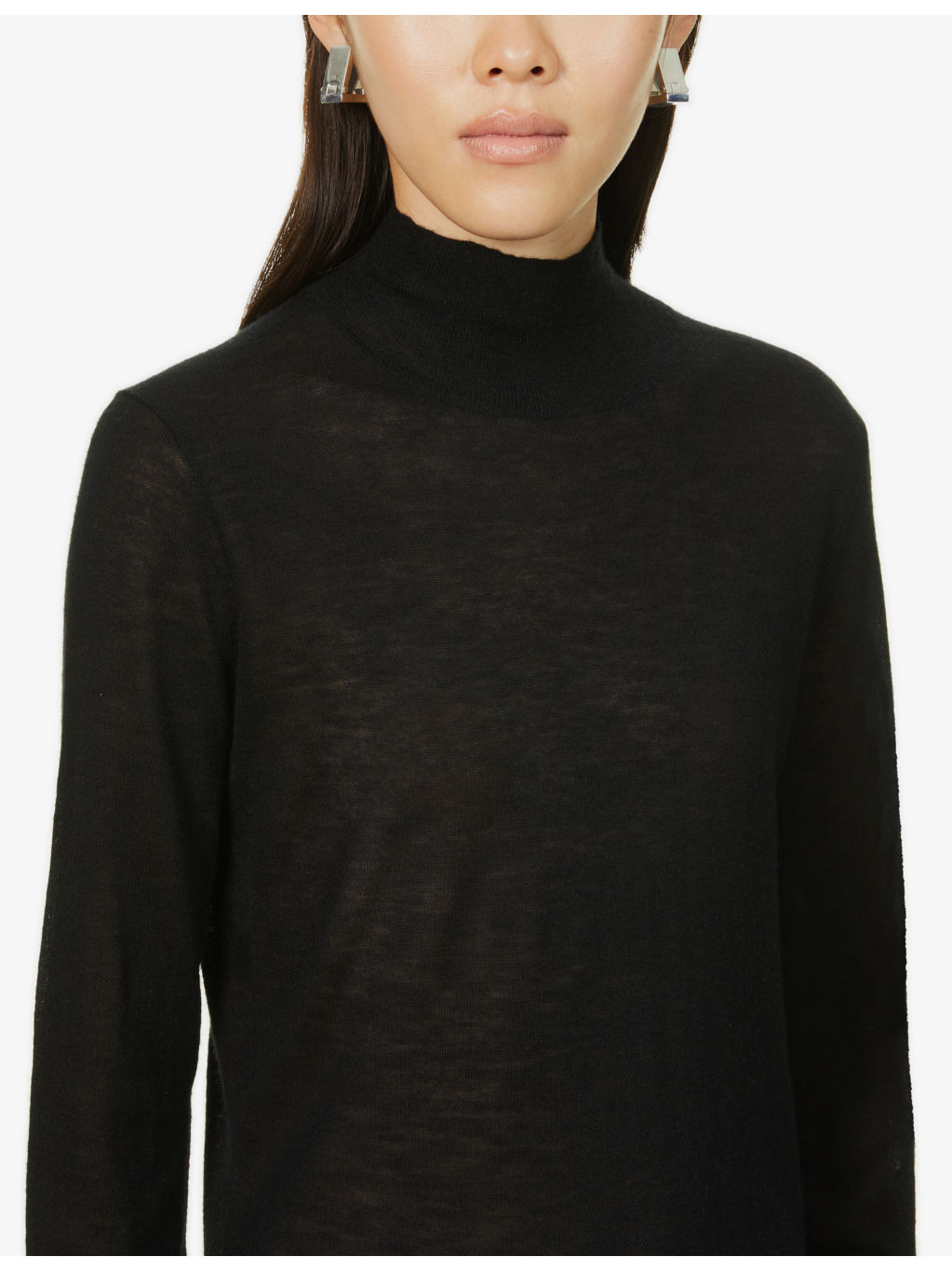 Cashair high-neck cashmere jumper - 5