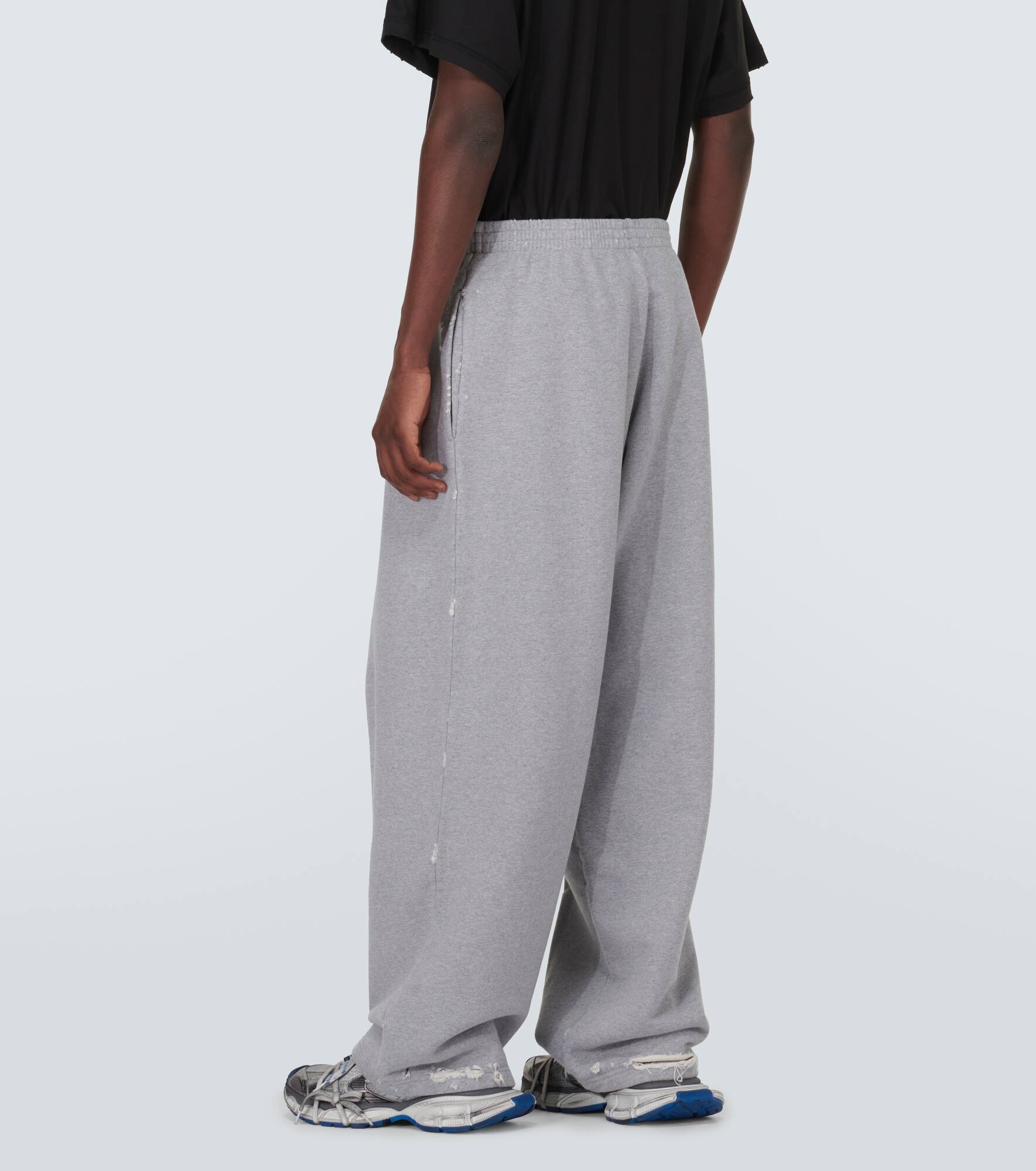 Cotton fleece sweatpants - 4