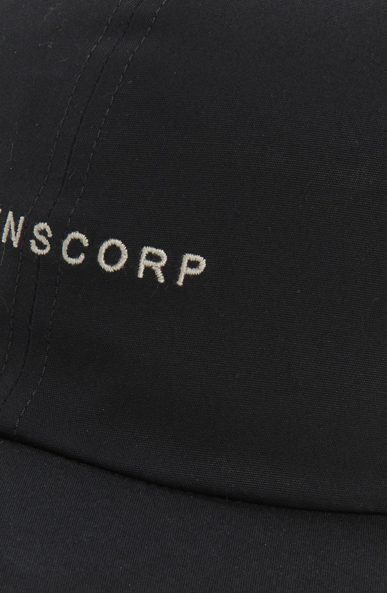 Rick Owens Logo Embroidered Snapback Baseball Cap in Black/Pearl at Nordstrom - 3