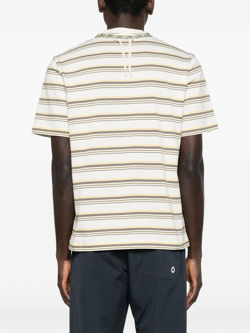 striped trek-lace T-shirt 4